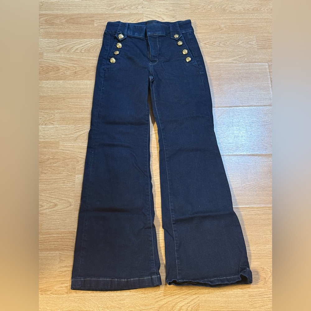 White House Black Market Dark Blue Flare Jeans